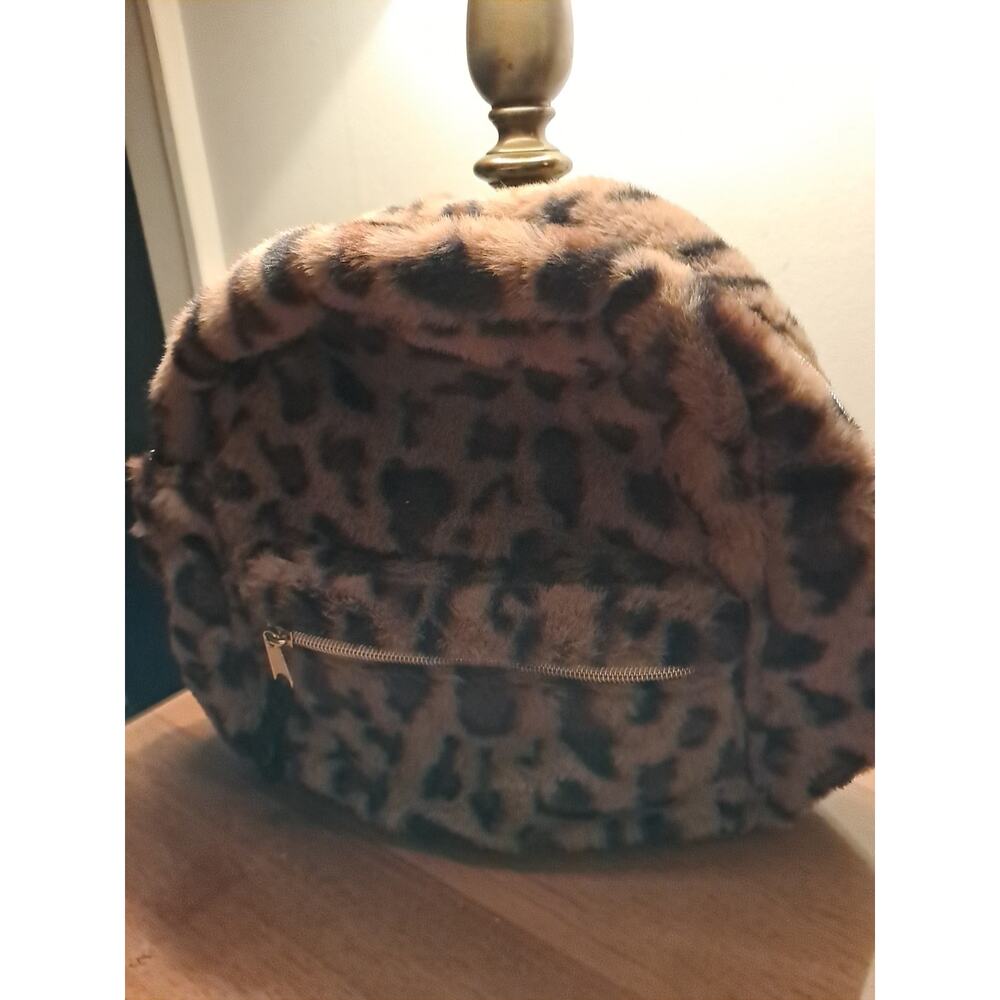 Art Class Faux Animal Print Back Pack